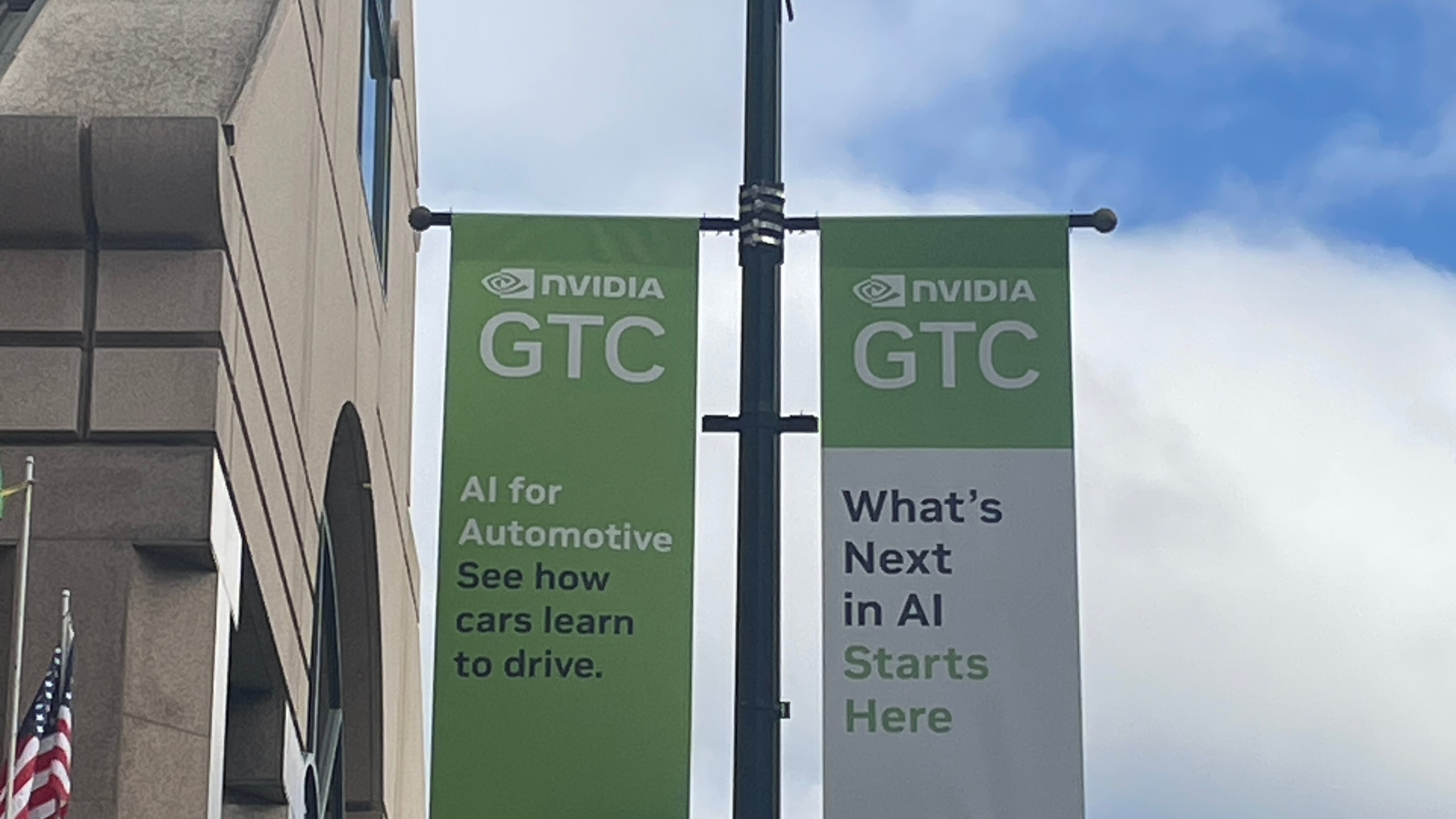 Nvidia has built out its Drive computing offerings for automated-driving developers and tied a safety-minded ring around them with its new Halos feature revealed at GTC on March 18. (PETE BIGELOW)